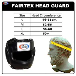 HG4 FAIRTEX מגן ראש ואף לאימוני אגרוף