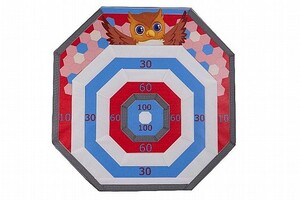 קליעה למטרה משושה מודפס דגם ינשוף