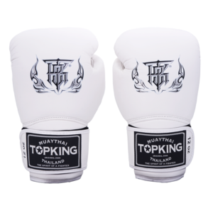 Top King TKBGSA כפפות איגרוף מקצועיות לבן