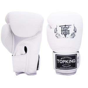 Top King TKBGSA כפפות איגרוף מקצועיות לבן