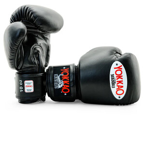 כפפות איגרוף מקצועיות YOKKAO דגם MATRIX שחור