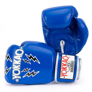 כפפות איגרוף מקצועיות YOKKAO דגם STADIUM כחול