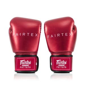 FAIRTEX BGV22 כפפות איגרוף פיירטקס אדום מטאלי