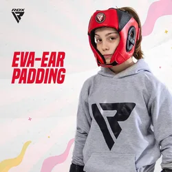 מגן ראש ג'וניור RDX אדום