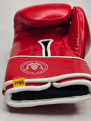 כפפות אגרוף LION אדום מעור מלא