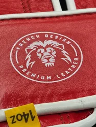 כפפות אגרוף LION אדום מעור מלא