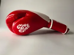 כפפות אגרוף LION אדום מעור מלא