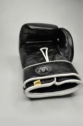 כפפות אגרוף LION שחור עור מלא