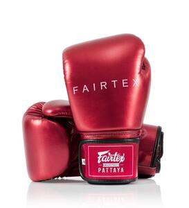 FAIRTEX BGV22 כפפות איגרוף פיירטקס אדום מטאלי
